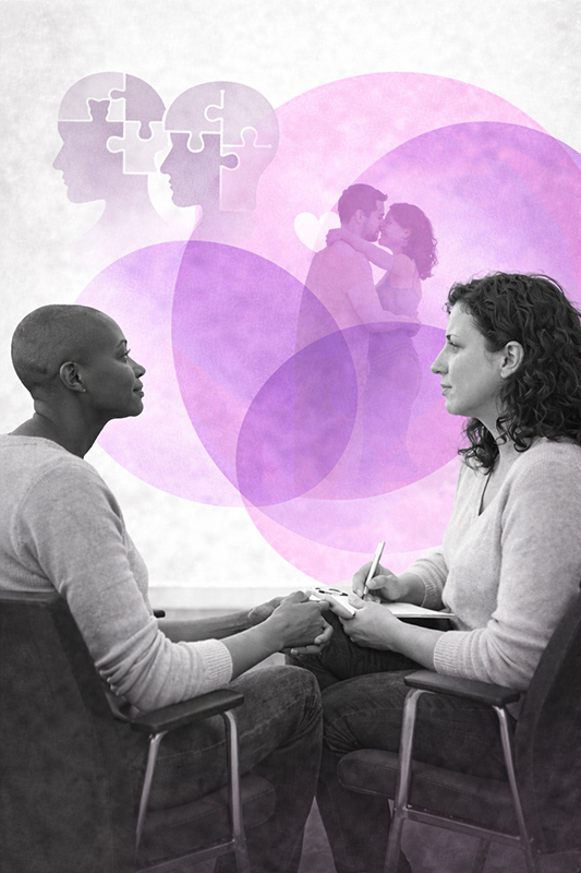 Illustration du lien humain et des mondes relationnels dans une approche thérapeutique relationnelle