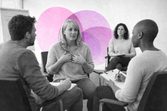 Illustration conceptuelle représentant le travail collaboratif du comité pédagogique de l’Institut Mimethys.