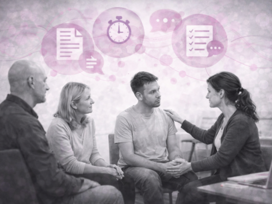 Groupe en formation Mimethys avec supports adaptés, échanges et aménagements pédagogiques pour répondre aux besoins de chacun.