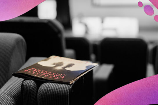 Illustration en noir et blanc symbolisant l’inscription du congrès 2022 dans l’histoire de l’Institut Mimethys et le rôle central du lien humain dans la Thérapie du Lien et des Mondes Relationnels