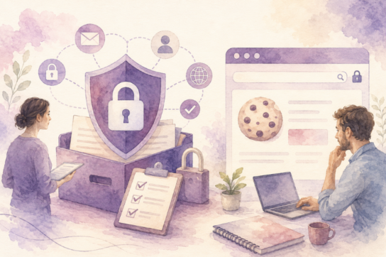 illustration de la protection des données personnelles et de la gestion des cookies sur le site de l’Institut Mimethys, dans le respect du RGPD