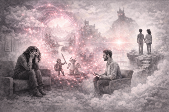 Externalisation et imaginaire créant un espace tiers sécurisant dans l’accompagnement du trauma complexe