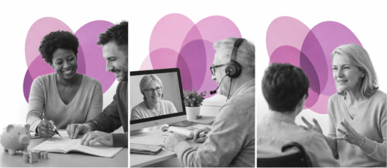 Personnes en situation d’échange et d’accompagnement, illustrant le financement et l’accessibilité des formations de l’Institut Mimethys