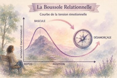 Équipe de professionnels en régulation du stress et gestion de situations complexes, en noir et blanc avec touches de rose Mimethys