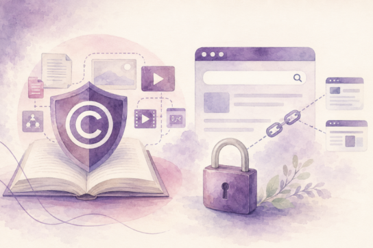 Illustration de la protection des contenus et des liens hypertextes du site de l’Institut Mimethys