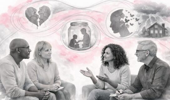 Groupe en discussion lors d’une formation TLMR sur les traumas complexes