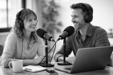 Professionnels échangeant lors d’un podcast Mimethys autour des pratiques cliniques et relationnelles