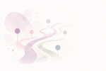 Illustration aquarelle représentant plusieurs chemins qui se rejoignent, symbolisant les différents parcours de formation proposés par l'Institut Mimethys.